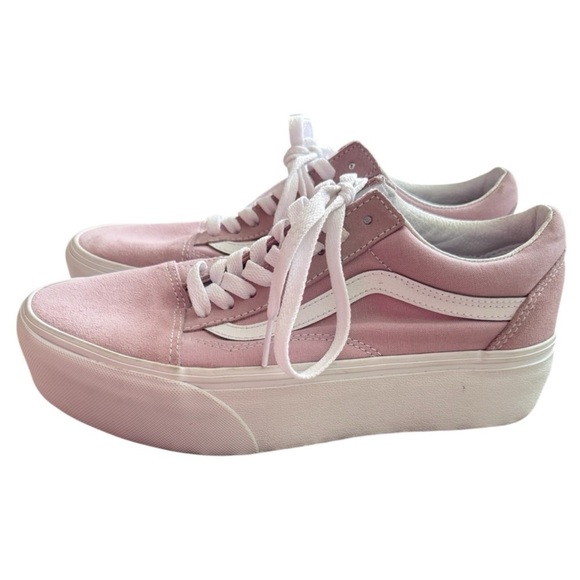 Vans Shoes - Vans Women's Pink Old Skool Stackform Shoe Sneakers Size 8